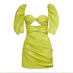 The Bar Wyatt Dress Lime Green Dress Size 0